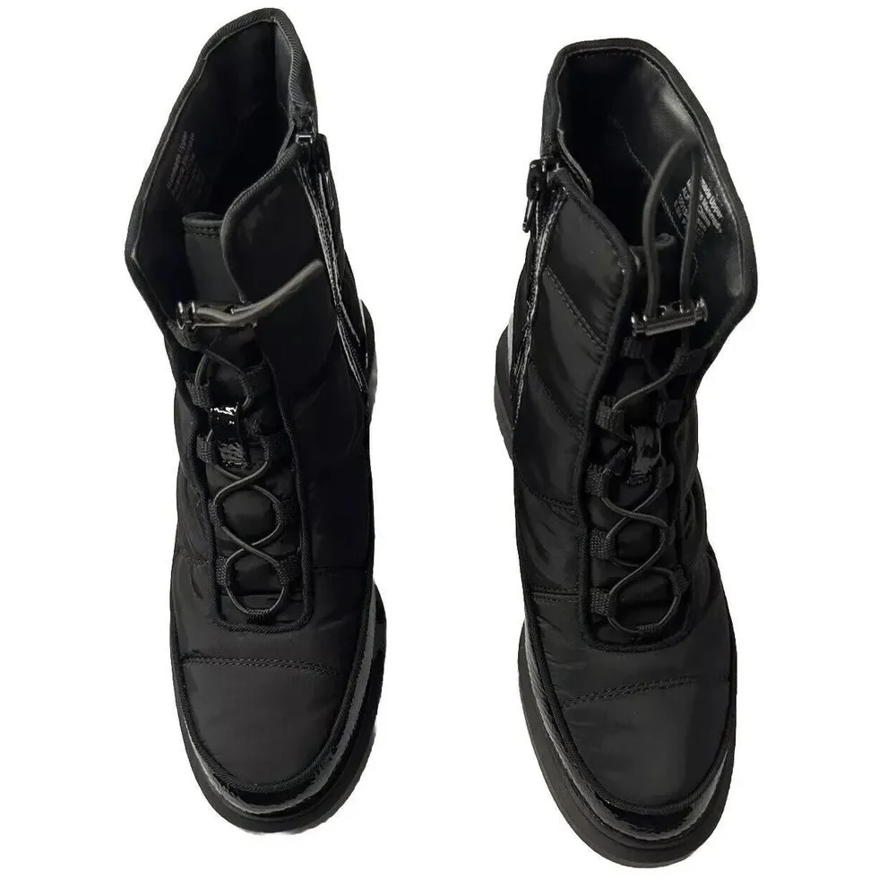 Alfani Womens Tompson‎ Puffer Booties Black Size 6.5 Waterproof